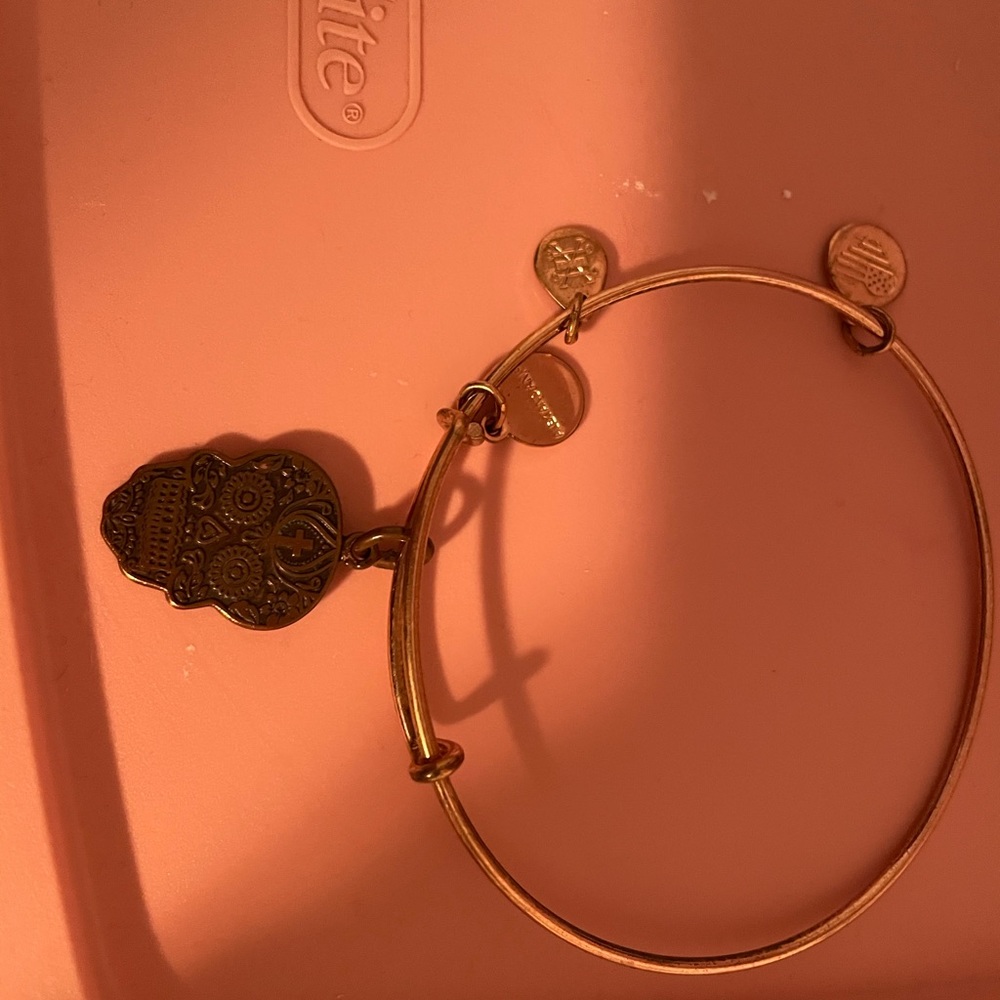 Alex and Ani calavera bracelet